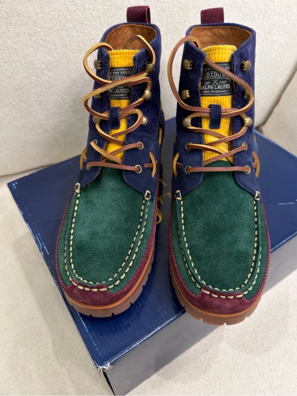 Polo Ralph Lauren Ranger Mid Colorblock Boots - Picture 3 of 9